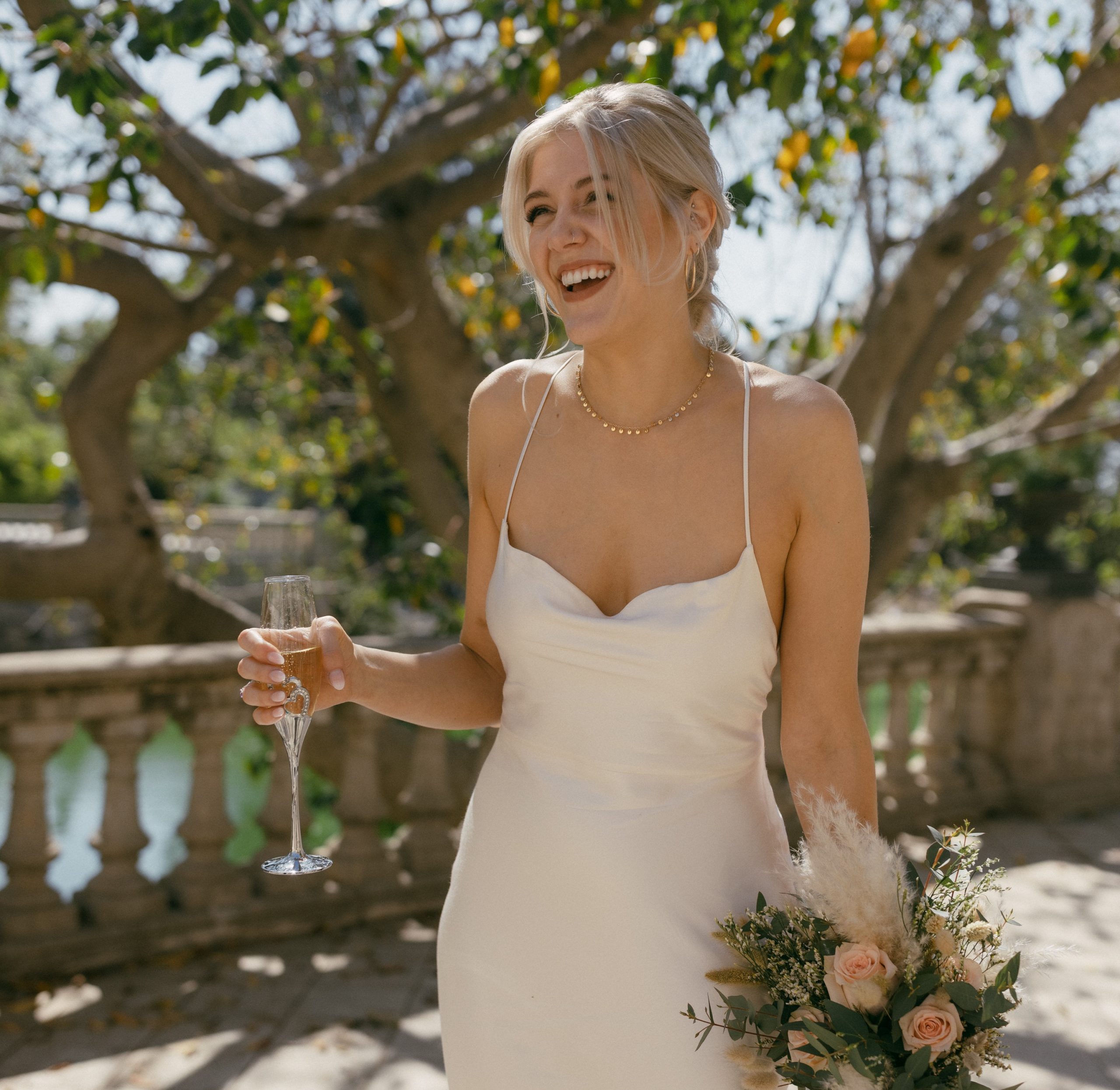 Soft glam bridal makeup by wedding makeup artist Spain for an international bride in Barcelona